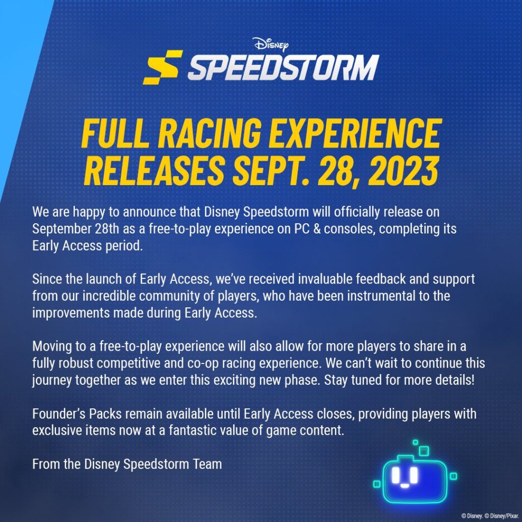 Disney Speedstorm, jogo de corrida gratuito, é anunciado para o Switch