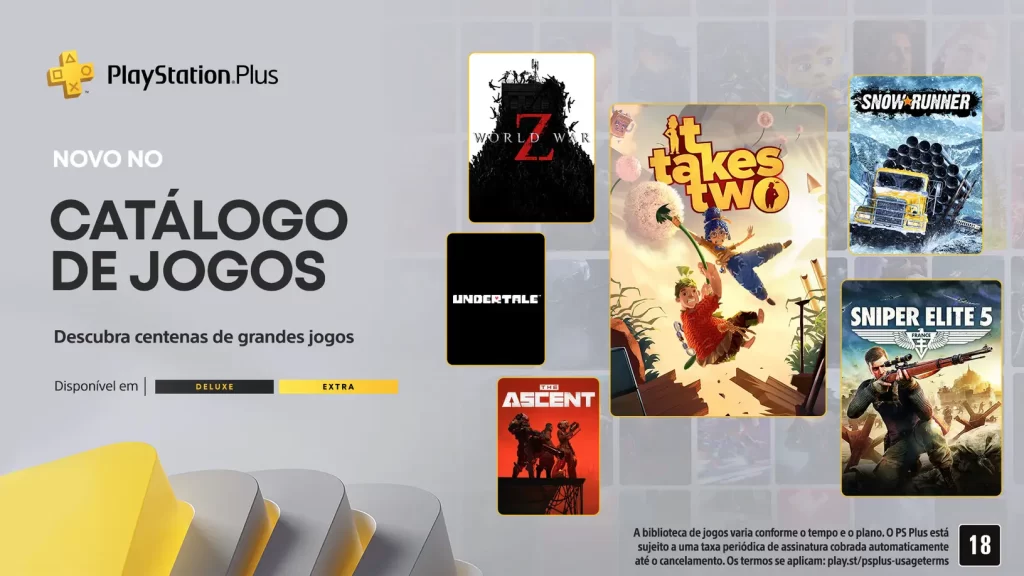 Com GTA V, é revelado os jogos da PS Plus de Dezembro