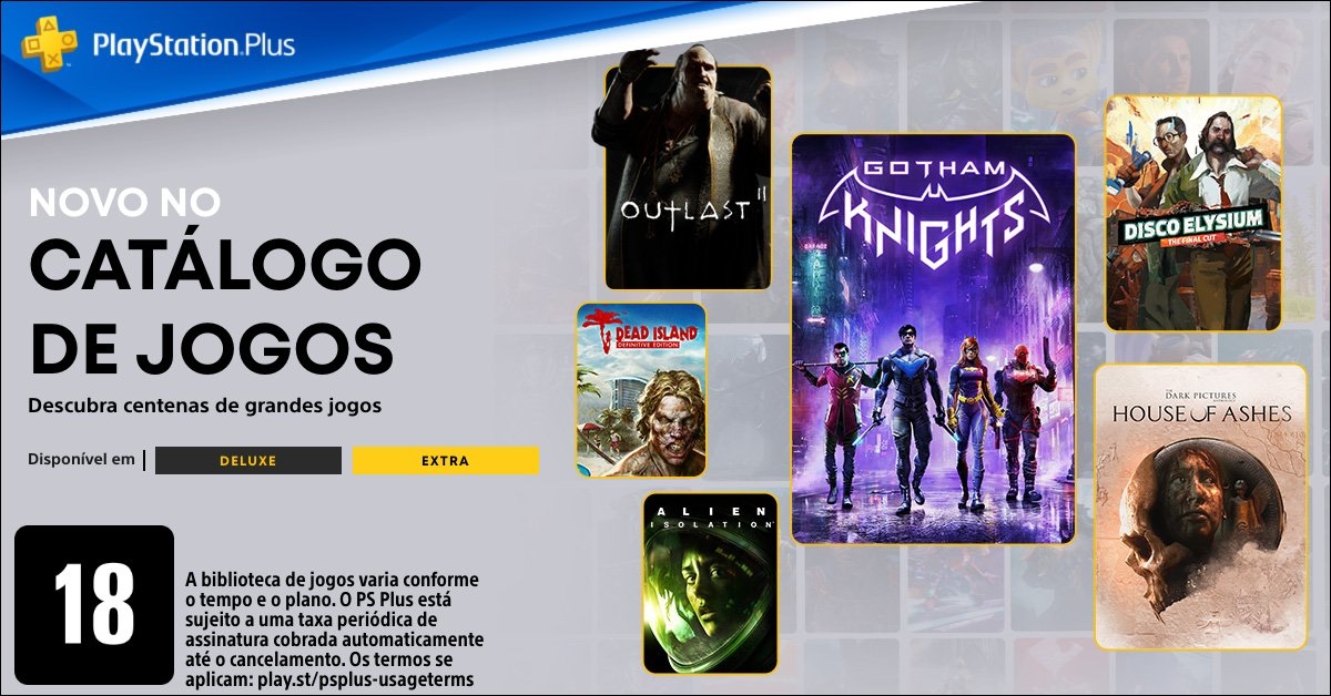 PlayStation Plus Extra e Deluxe, jogos de outubro anunciados pela Sony -  Hypando Games
